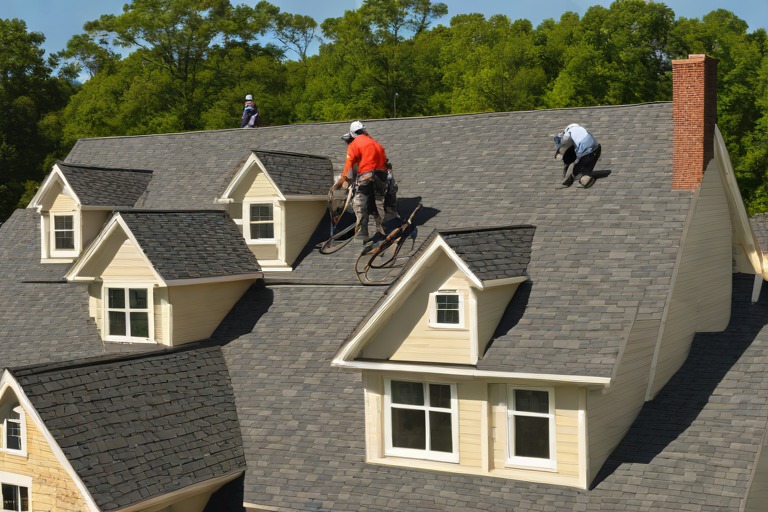 High Wind Resistance GAF Shingle Replacement In Richmond Virginia