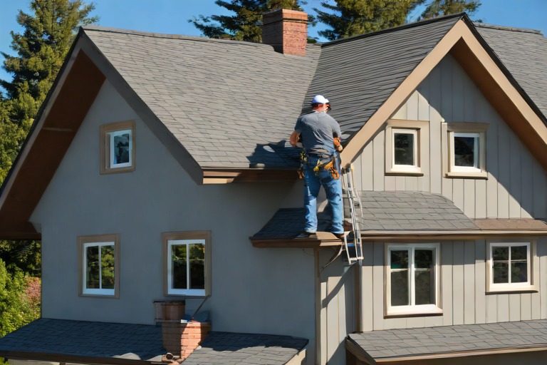 Replace Rotted Decking With GAF Shingles For Total Leak Protection