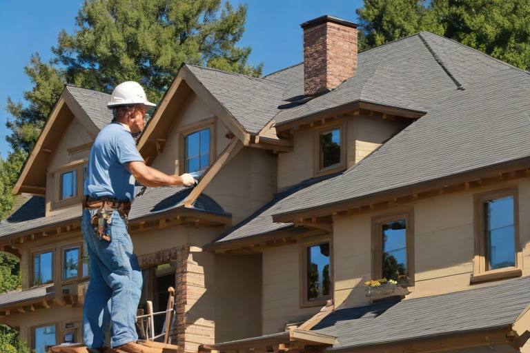 Newport News Roof Decking Repair and GAF Shingle Installation
