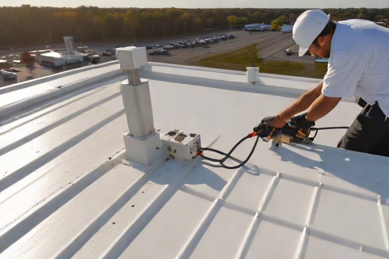 Stopping Flat Roof Leaks Using High Strength Heat Welded Seams