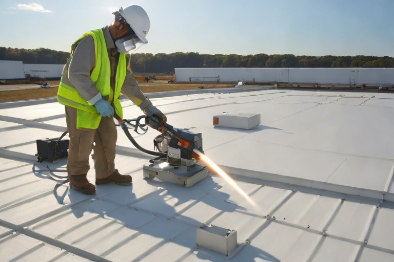 Roofers in Coventry Yorktown VA Installing GAF Shingles