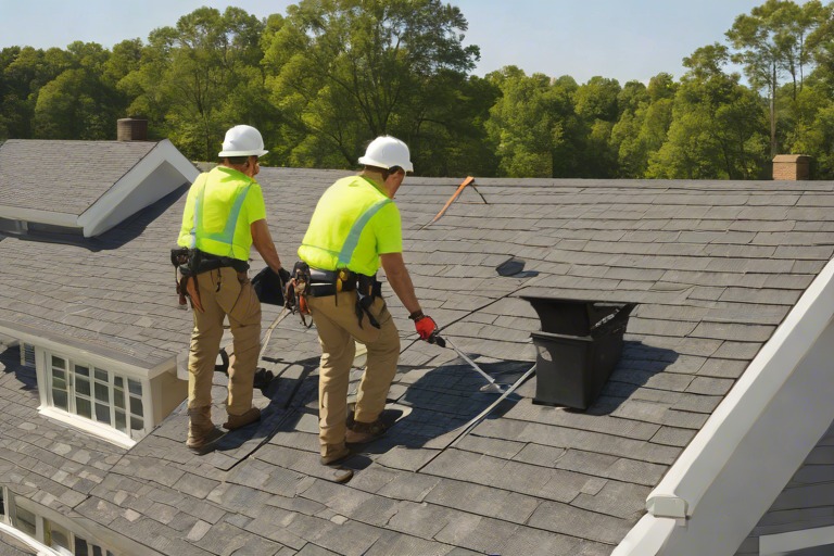 Roofers in Governors Land Williamsburg VA Installing GAF Shingles