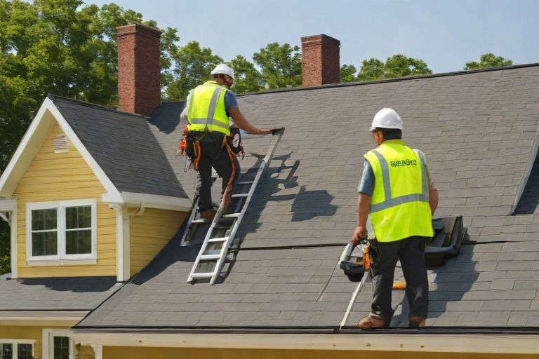 Roofers in Holland Suffolk VA Installing GAF Shingles