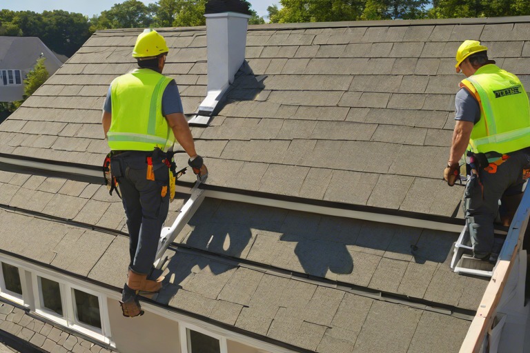Roofers in Sandbridge Virginia Beach VA Installing GAF Shingles